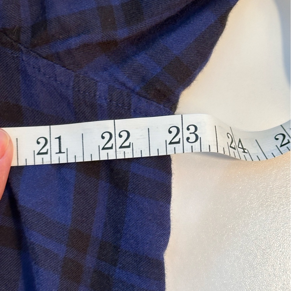 MADEWELL | Faux Wrap Plaid Long Sleeve Shirt - Picture 5 of 5
